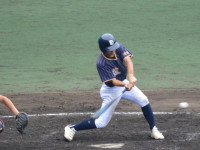 軟式野球部の試合の様子