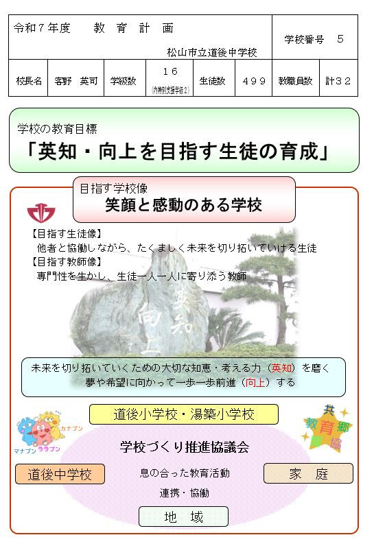 教育計画１